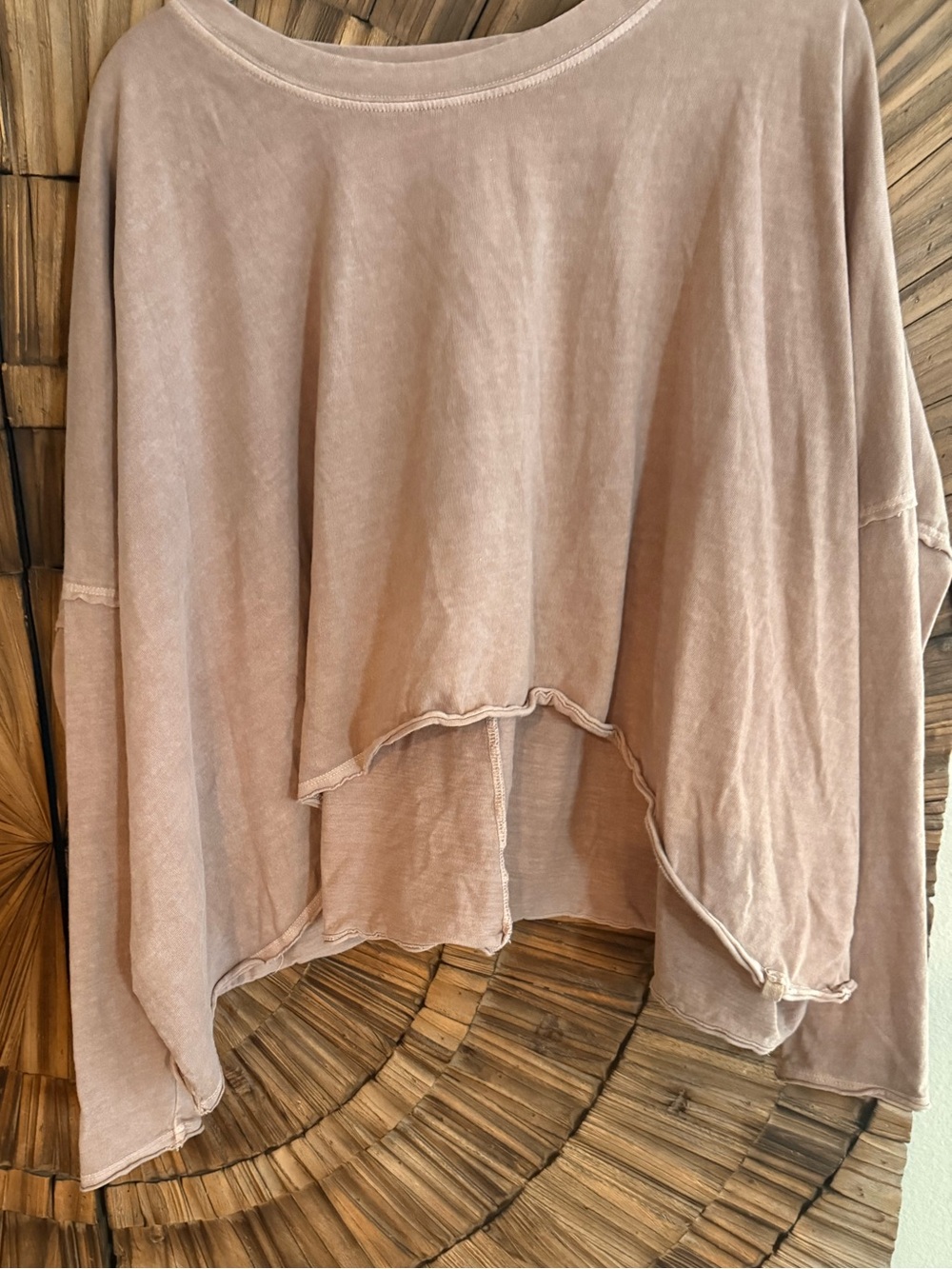 Free People Cropped Long Sleeve Tee